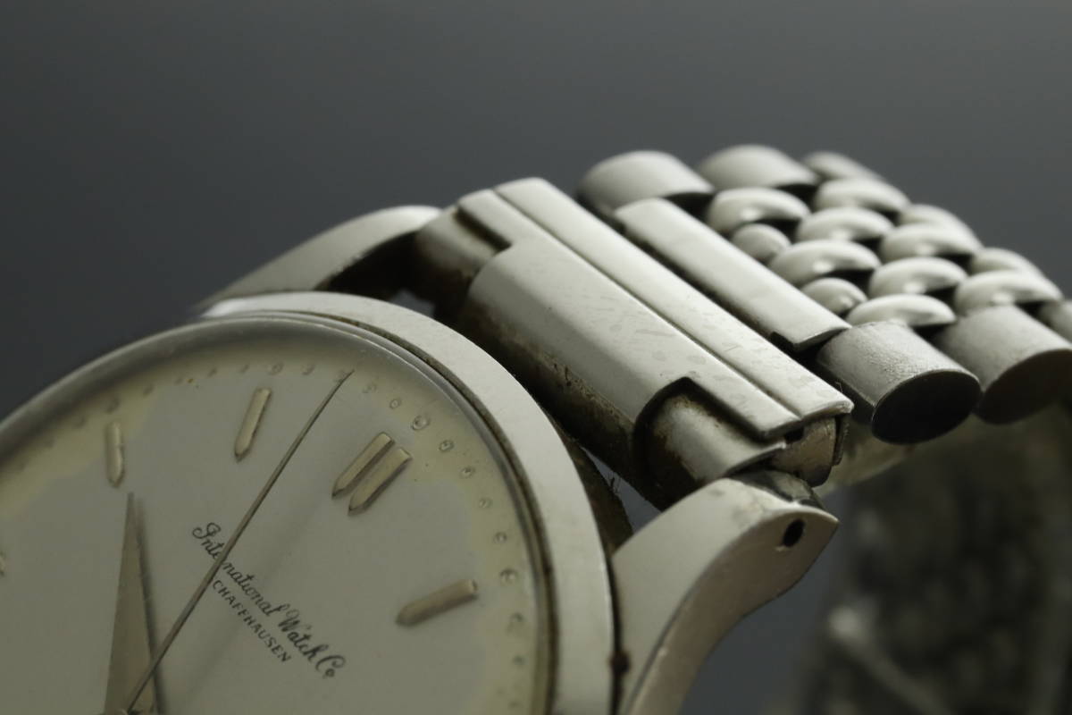 LVSP5-12-41 7T125-15 IWC International Watch Co 腕時計 シャフハウゼン ラウンド 自動巻き 約73g メンズ シルバー ジャンク_画像5