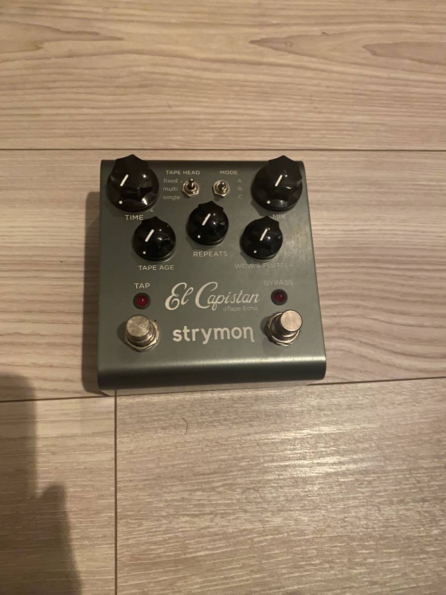 ほぼ未使用　元箱付属品完備　STRYMON ( ストライモン ) El Capistan 　エコー　ディレイ　テープエコー　エフェクター_画像1