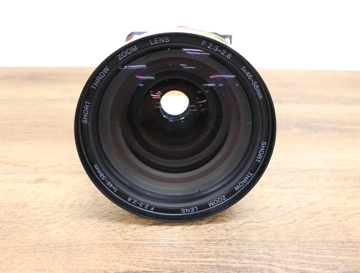 SANYO/サンヨー 短焦点ズームレンズ LNS-W06 F2.3-2.8/f=46-58mm プロジェクター用 映像機器/周辺機器 部品/パーツ 現状品 J1243-3+ _画像2