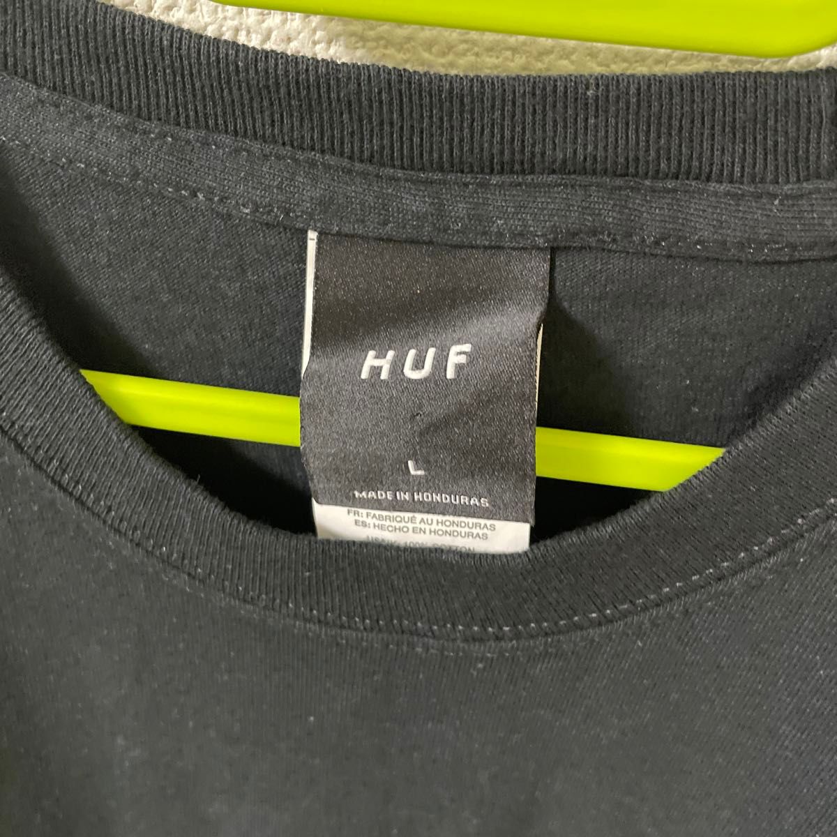 未使用品　HUF ハフ　スラッシャー　ロゴ　Tシャツ　黒