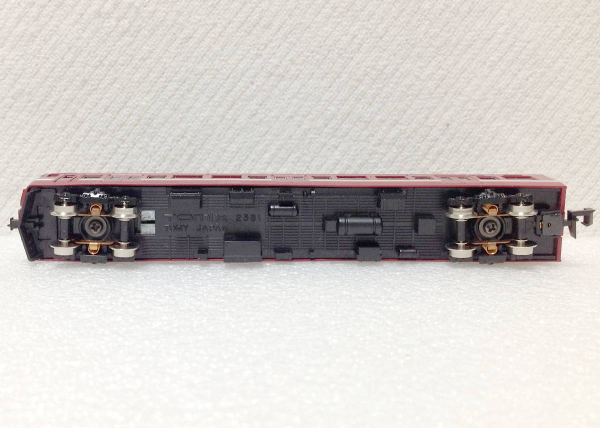 TOMIX 115系 クハ115-2034 身延線色 旧製品 ヘッド＆テールランプ点灯確認 冷房化準備車両 92087ばらし 車両ケース無し_画像5