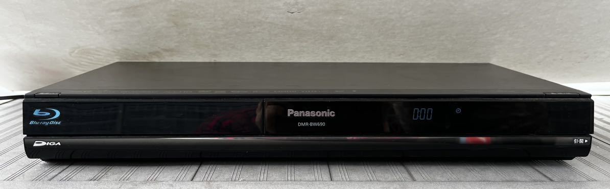 Panasonic DMR-BW690 2010年製 パナソニック ブルーレイディスク レコーダー BD DIGA ディーガ　通電確認済_画像1