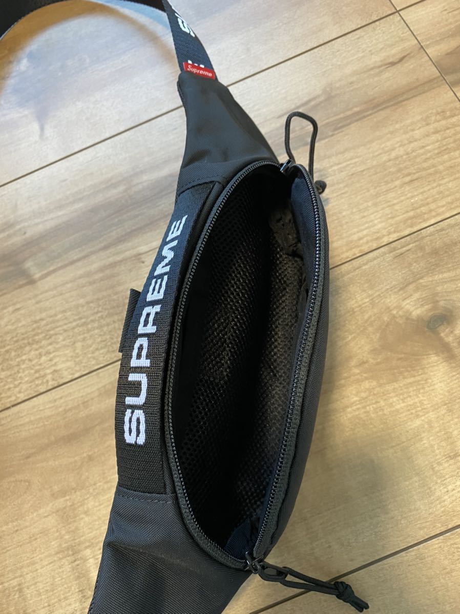 supreme small waist bag black FW22 シュプリームスモールウエストバッグ黒_画像3