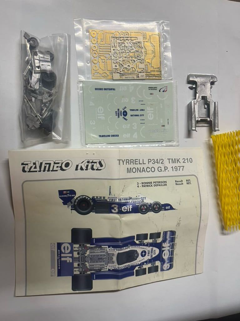 1/43 キット タイレル P34/2 モナコ GP 1977 タメオ_画像1