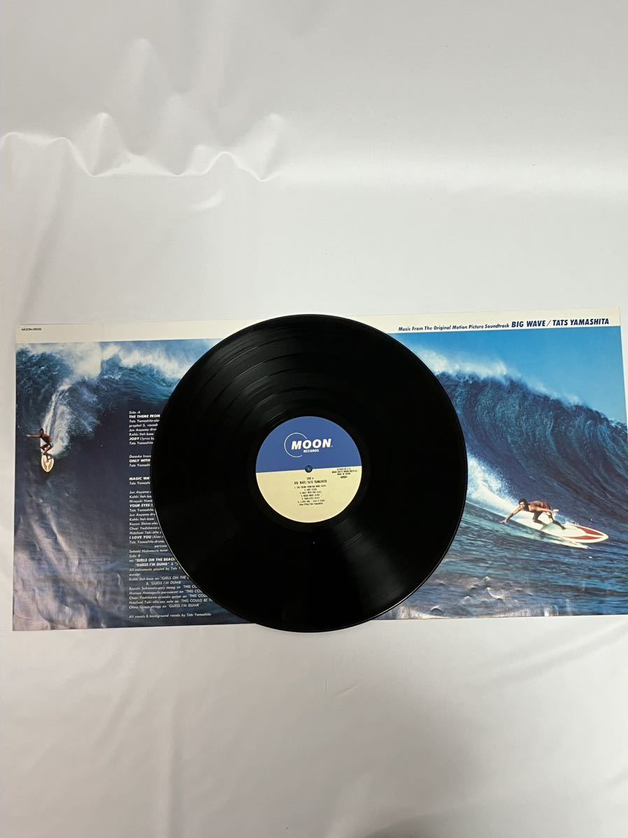 【人気】LP レコード　山下達郎　COME ALONG おまけ Big Wave 付き　_画像8