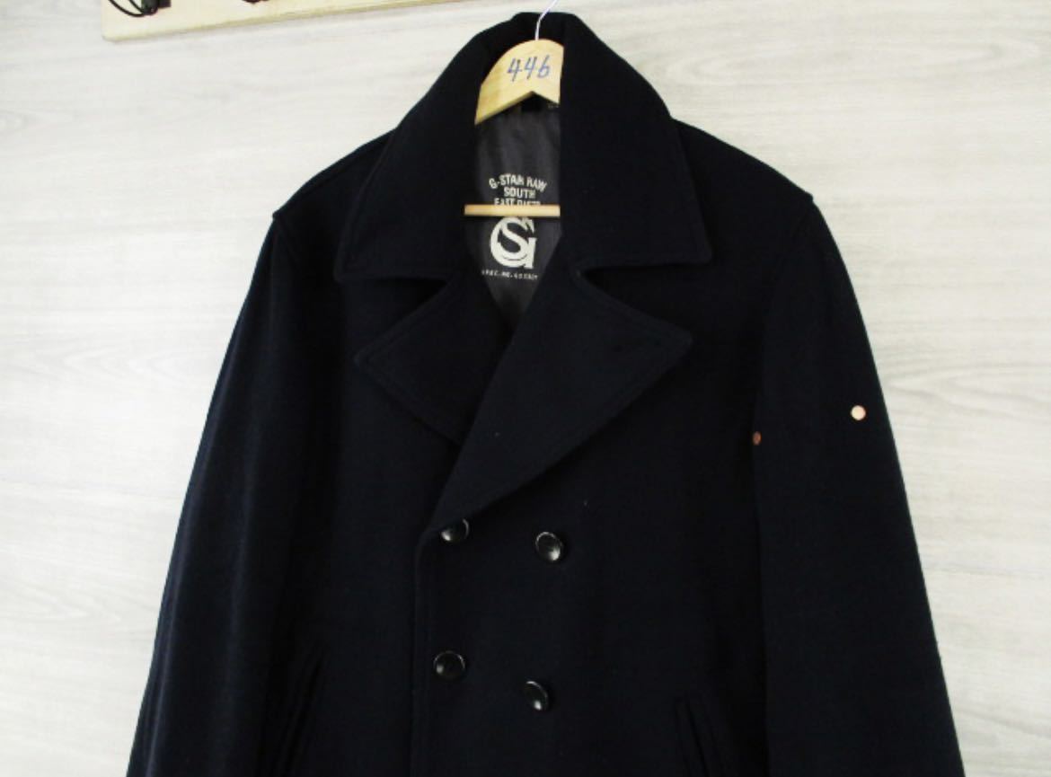 美品 価格6,6万円程■G-STAR RAW　ピーコート メンズ L