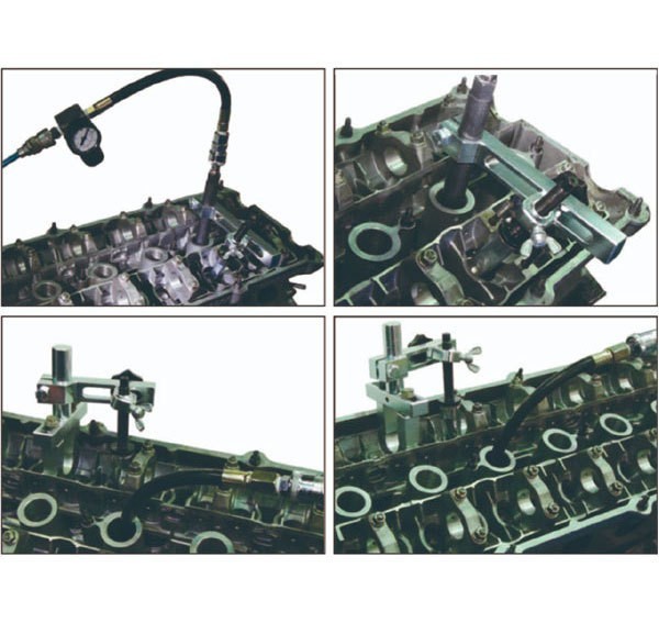 ワンマン バルブスプリングコンプレッサー インストール＆エンジンシリンダーヘッドリムーバーツールセット A124_画像3