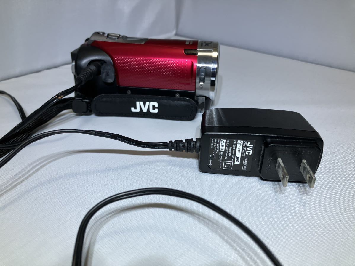 【1円出品】中古美品デジタルビデオカメラ JVC GZ-E770-R_画像9