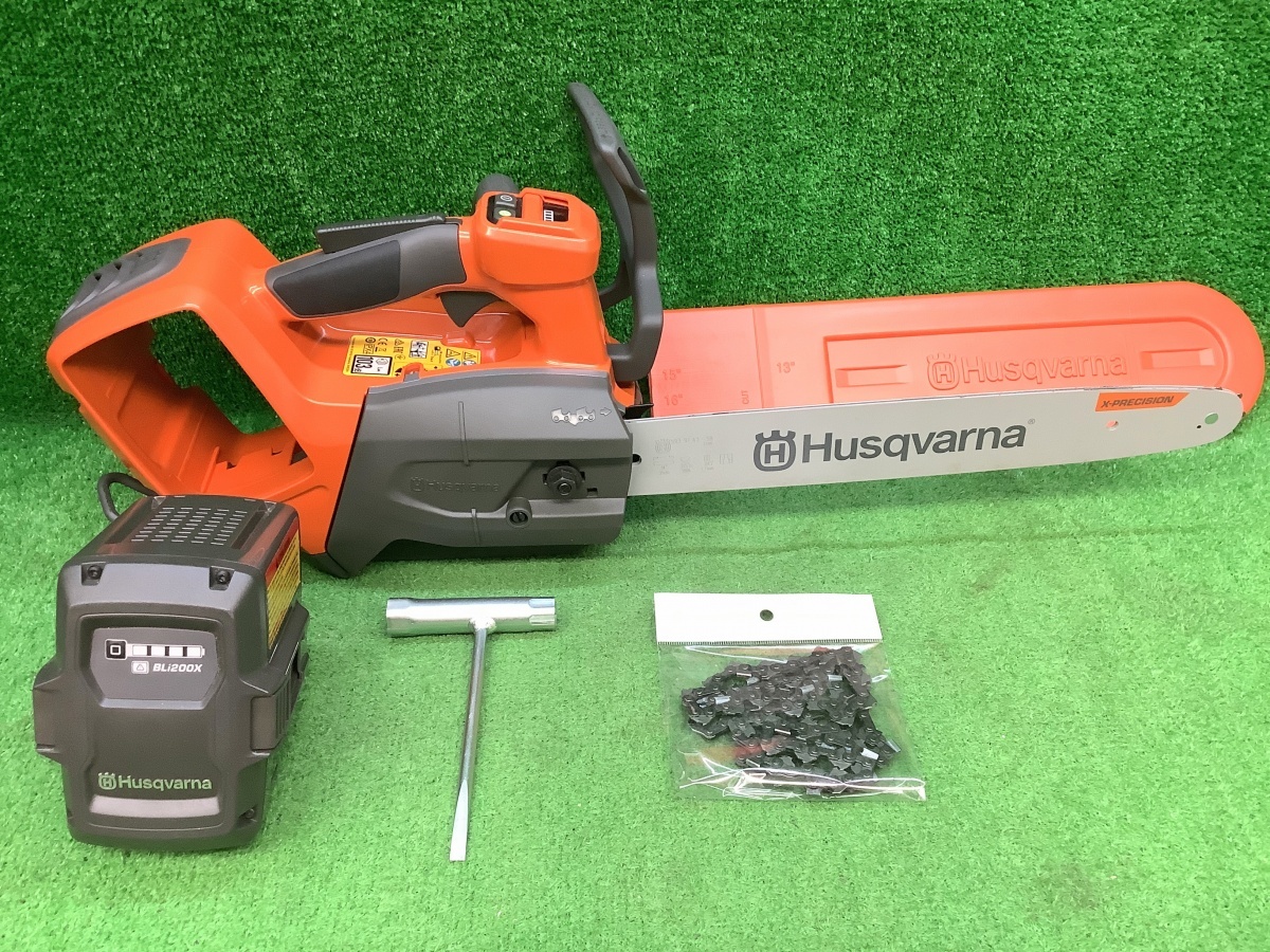 【程度良好】中古品 Husqvarna ハスクバーナ 36V 5.0Ah 40cm バッテリー式チェンソー T540iXP ※充電器欠品_画像1