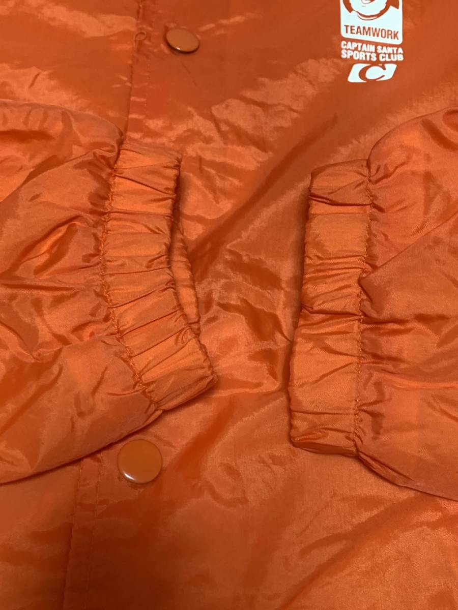 [CAPTAIN SANTA] HARTWELL SPORTS nylon coach jacket S orange Sri Lanka made Captain Santa 