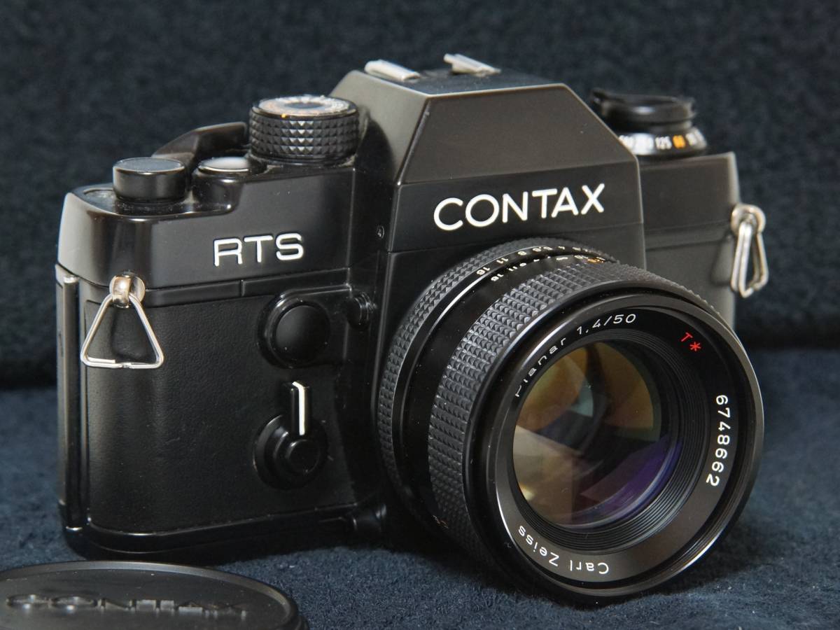 CONTAX RTS（初代） Carl Zeiss Planar50mmF1.4T＊単焦点レンズセット【Working product・動作確認済】_画像1