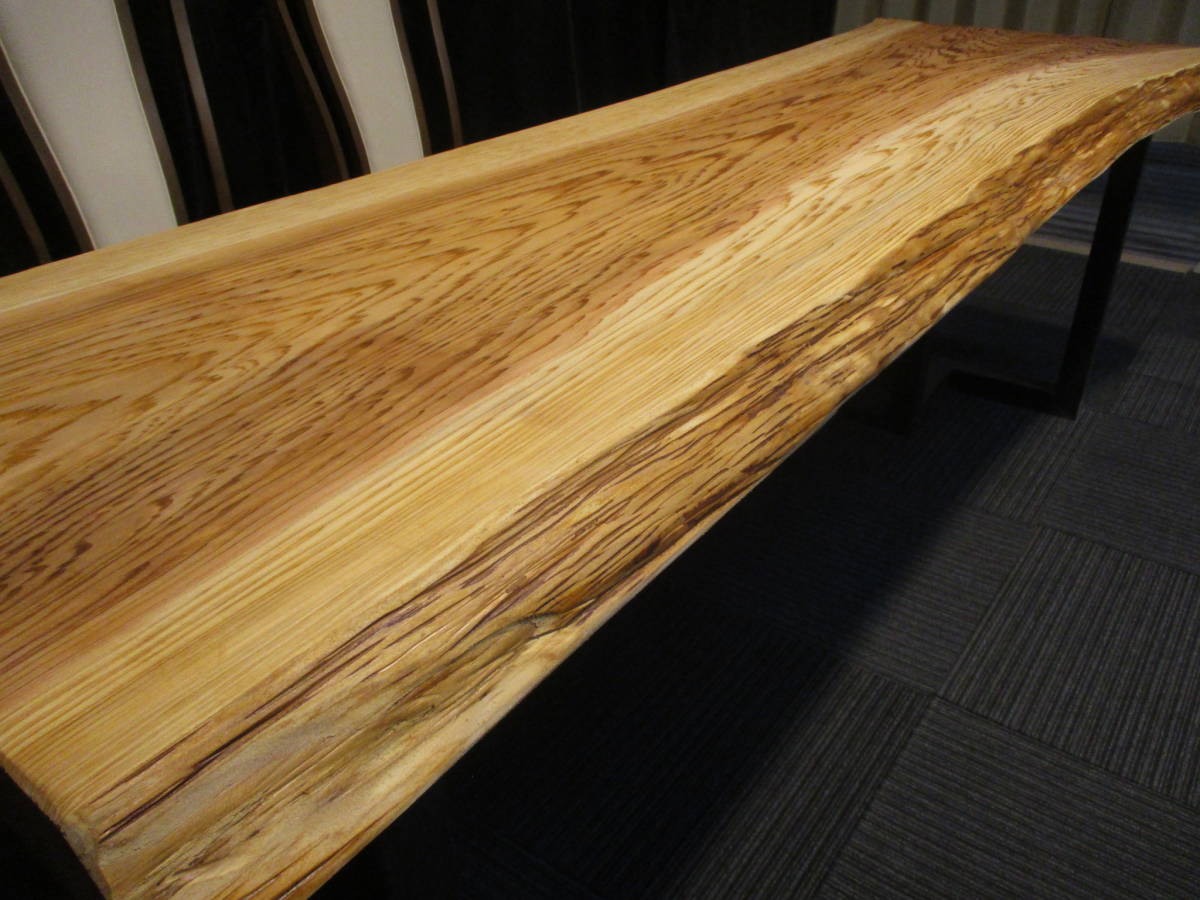 #875　　杉　ダイニング　座卓　ローテーブル　一枚板　テーブル　一枚板テーブル_画像5