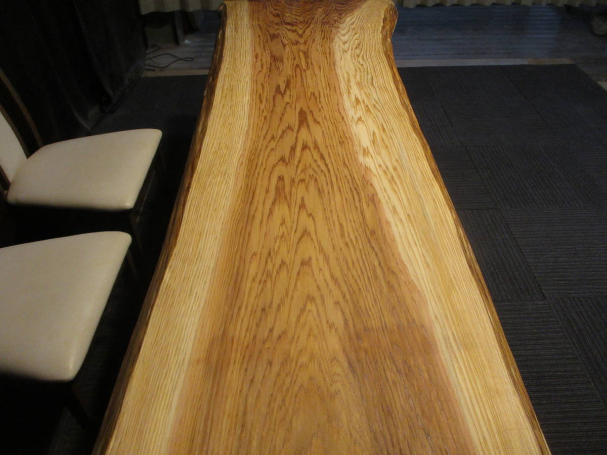 #875　　杉　ダイニング　座卓　ローテーブル　一枚板　テーブル　一枚板テーブル_画像7