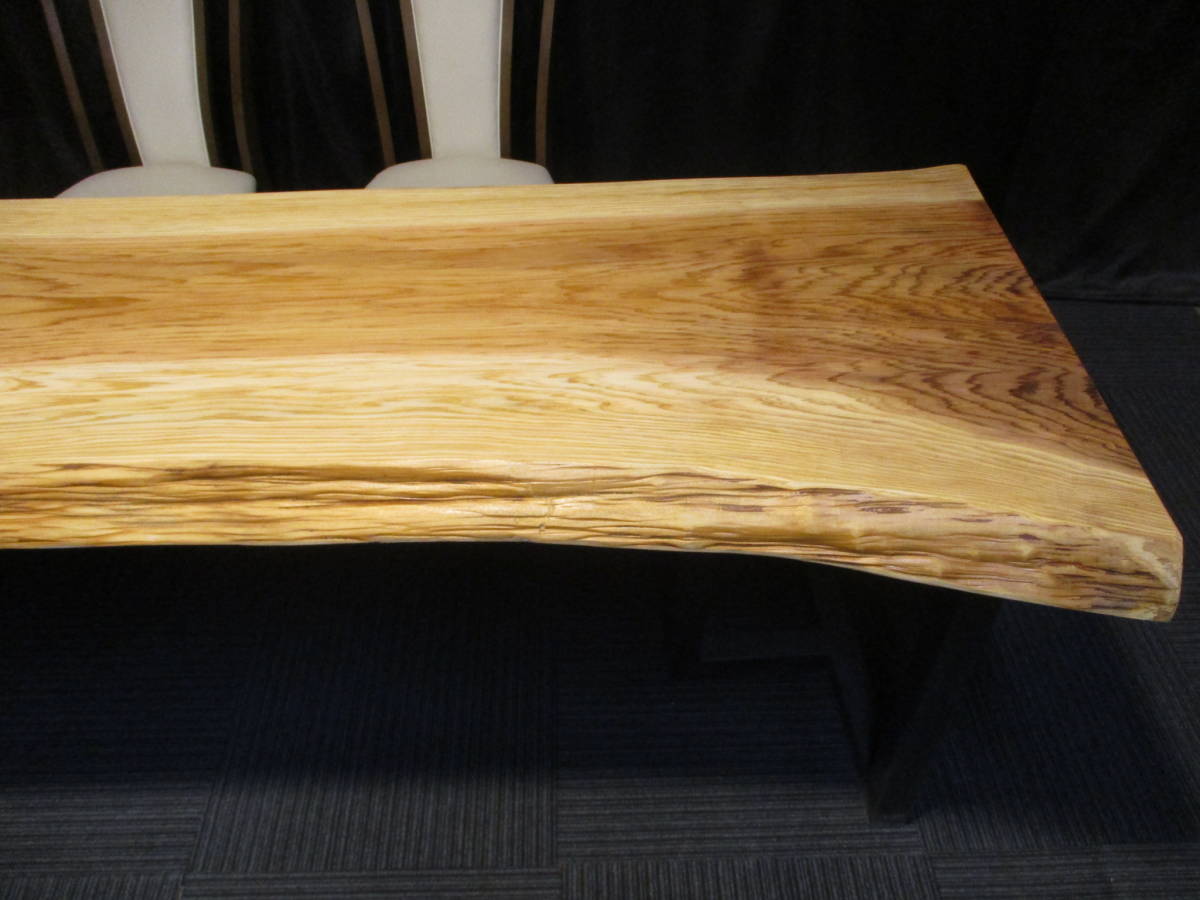 #875　　杉　ダイニング　座卓　ローテーブル　一枚板　テーブル　一枚板テーブル_画像3
