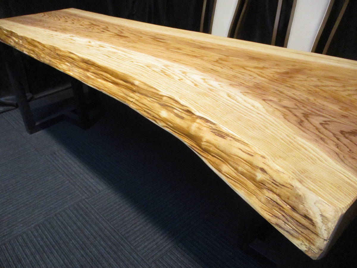 #875　　杉　ダイニング　座卓　ローテーブル　一枚板　テーブル　一枚板テーブル_画像4