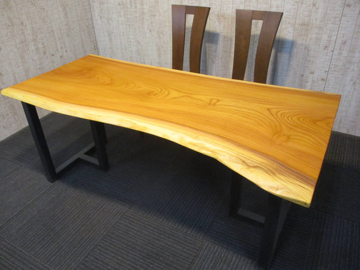 1013　欅　ケヤキ　一枚板　天板　ダイニング　座卓　ローテーブル　テーブル　一枚板テーブル　無垢一枚板_画像4