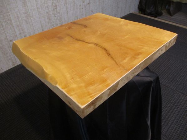 G037　楓　カエデ　台　敷台　花台　天板　無垢　一枚板　棚　ミニテーブル　セカンドテーブル　サイドテーブル　まな板