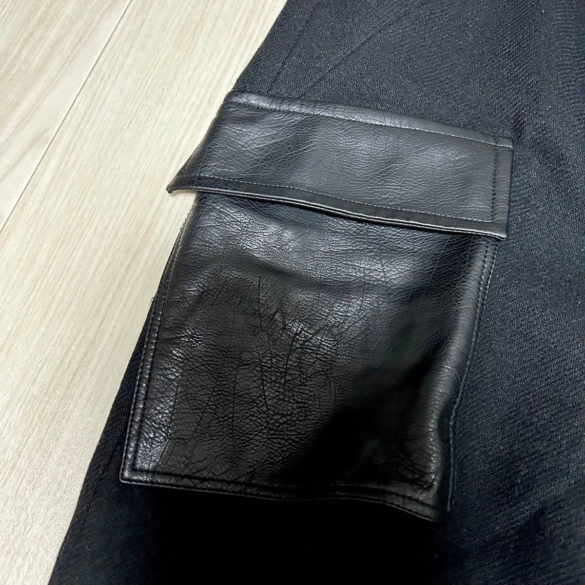 ZARA フェイクレザーポケット ウールコート Mサイズ|Yahoo ZARA フェイクレザーポケット ウールコート Mサイズ|Yahoo