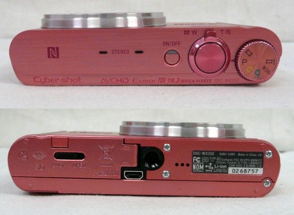 ☆☆SONY ソニー　サイバーショット　コンパクトデジタルカメラ　DSC-WX350　ピンク☆USED品☆_画像4