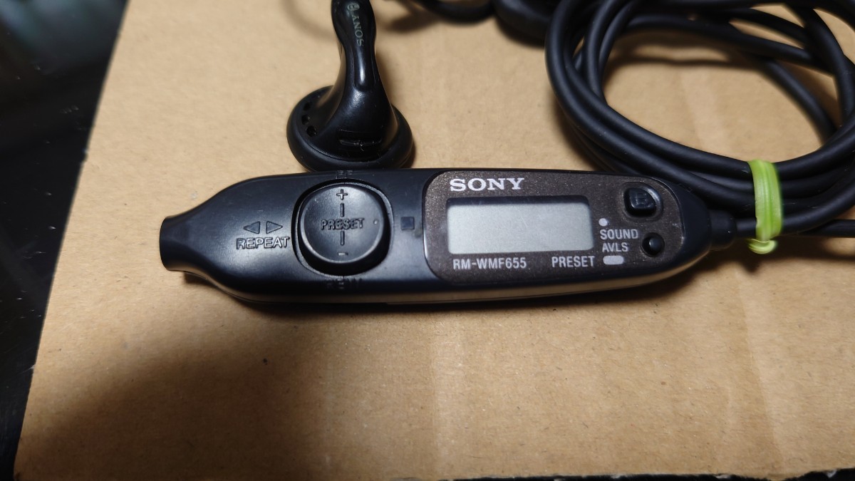 SONY WALKMAN WM-FX855用リモコン RM-WMF655/イヤホンMDR-E741 SONY WALKMAN WM-FX855用リモコン RM-WMF655/イヤホンMDR-E741