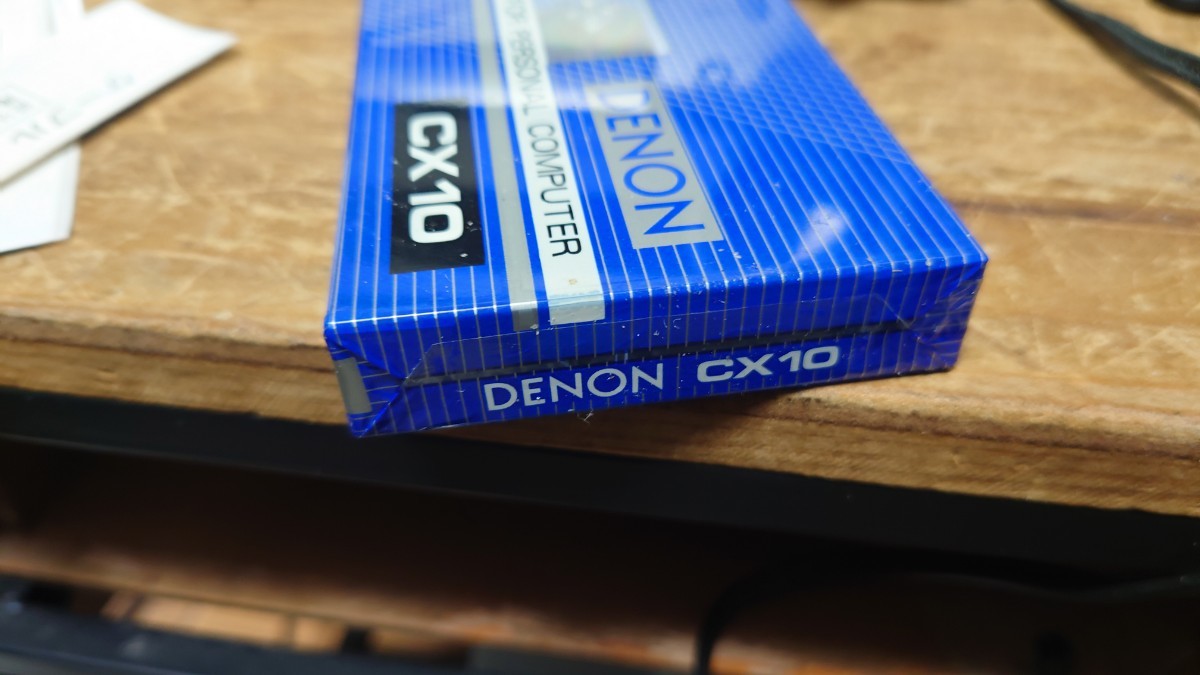 DENON cassette tape CX10 unused data recorder for CMT