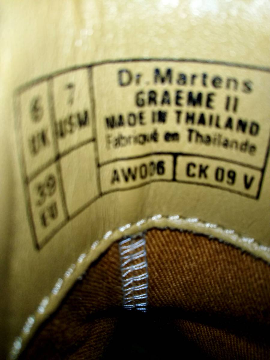 【Dr.MARTENS】ドクターマーチン GRAEME II チェルシーブーツ UK6 (25cm ) グレエム II サイドゴアブーツ ブラウン【良品】_画像8