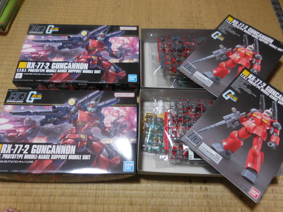 PGAC30【中古】 1/144 HGUCシリーズ他　～　ガンダム、ガンキャノン×2、コアブースター×2　計3種（5個）セット_画像6