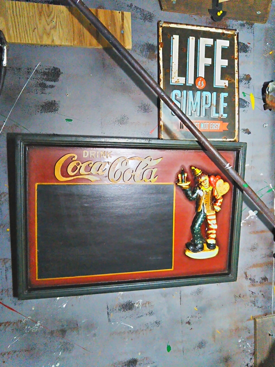 アメリカン ダイナー Style/ヴィンテージ サインボード/②Coca-Cola（コカ・コーラ）#店舗什器#アンティーク#ウォールデコ#壁掛け看板_画像6