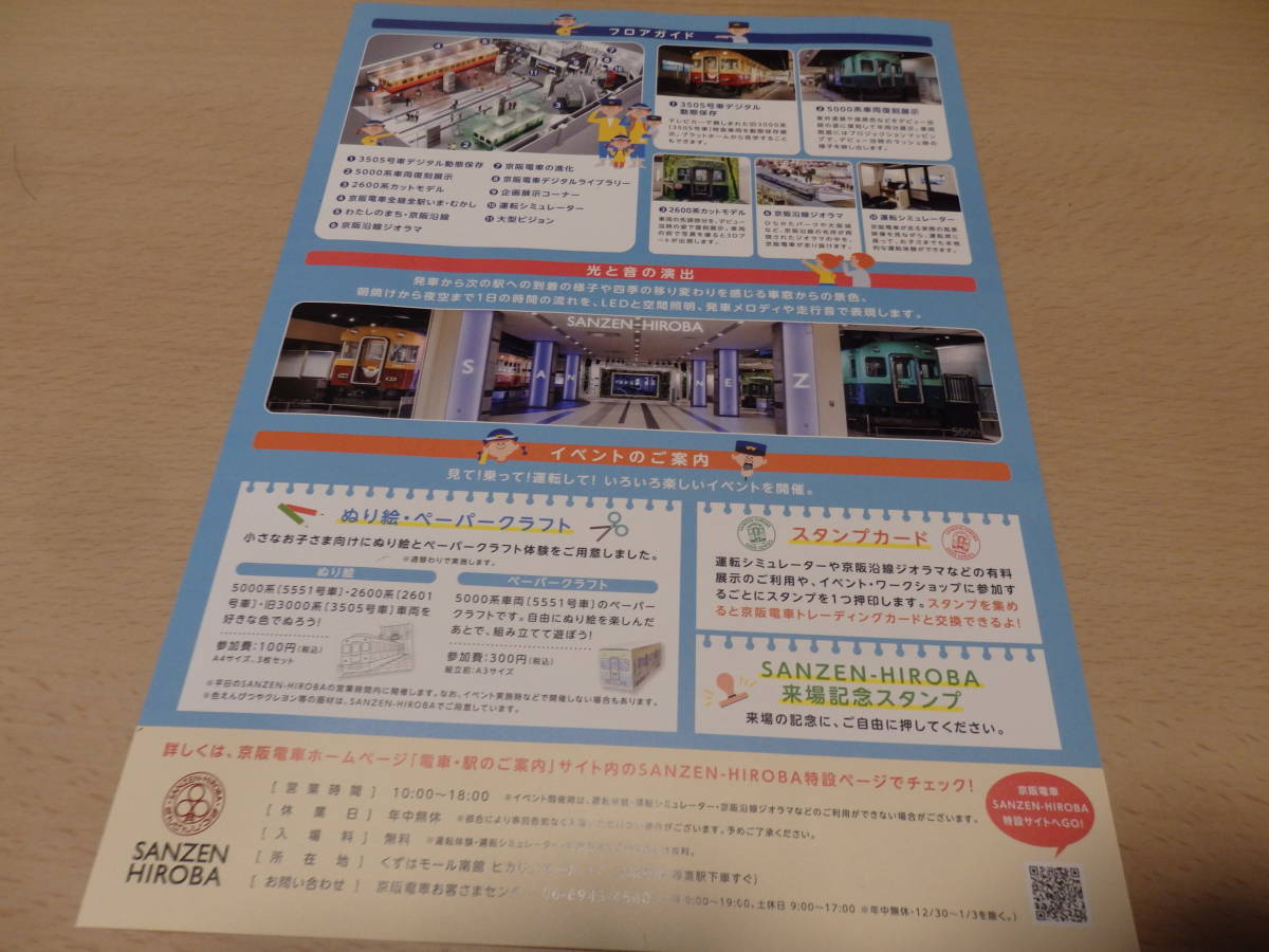 京阪　くずはモール　SANZEN-HIROBA　パンフレット　2023年版　即決_画像2