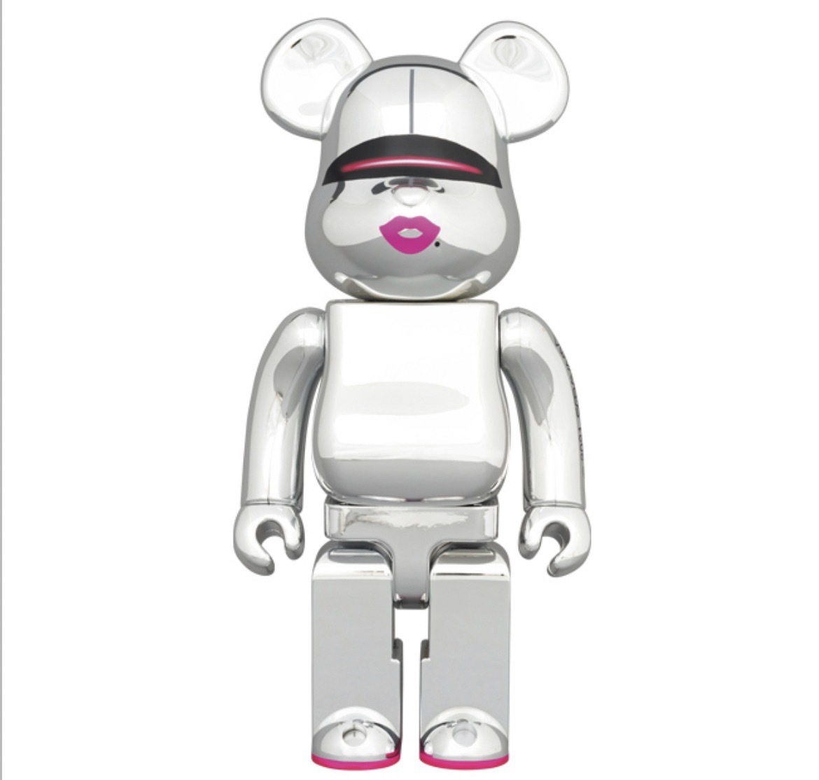 MEDICOM TOY BE@RBRICK SORAYAMA 2G SILVER Ver. 1000% メディコムトイ ベアブリック 空山基 未使用_画像1