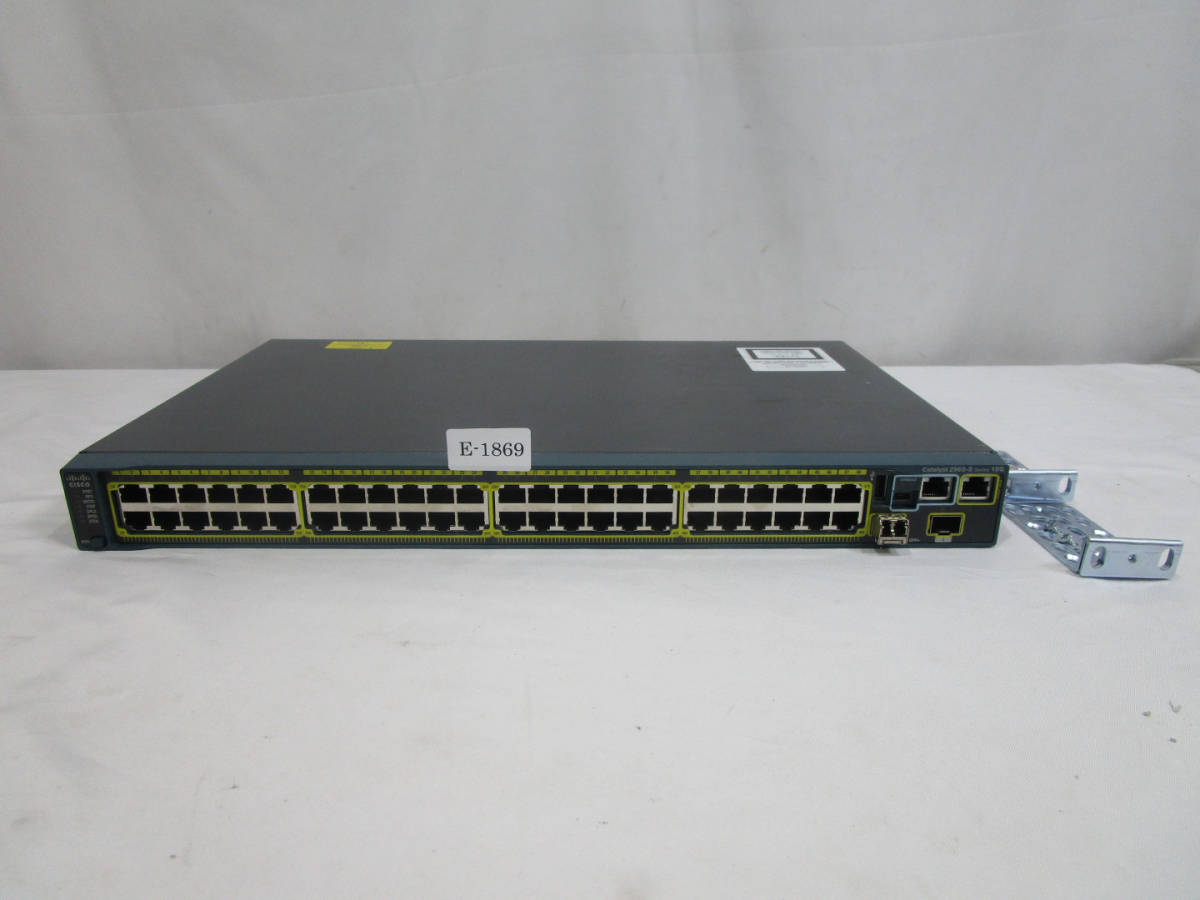 Cisco Catalyst 2960 WS-C2960S-48TD-L 初期化済 管理番号E-1869_画像1