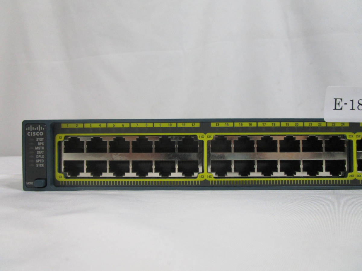 Cisco Catalyst 2960 WS-C2960S-48TD-L 初期化済 管理番号E-1869_画像3