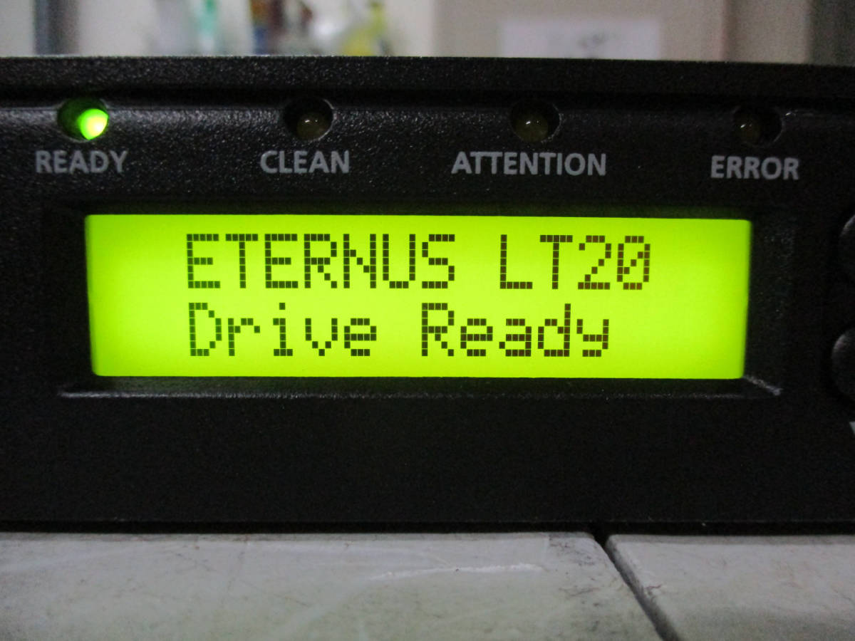 FUJITSU ETERNUS LT20 ленточный накопитель электризация проверка settled контрольный номер E-1905