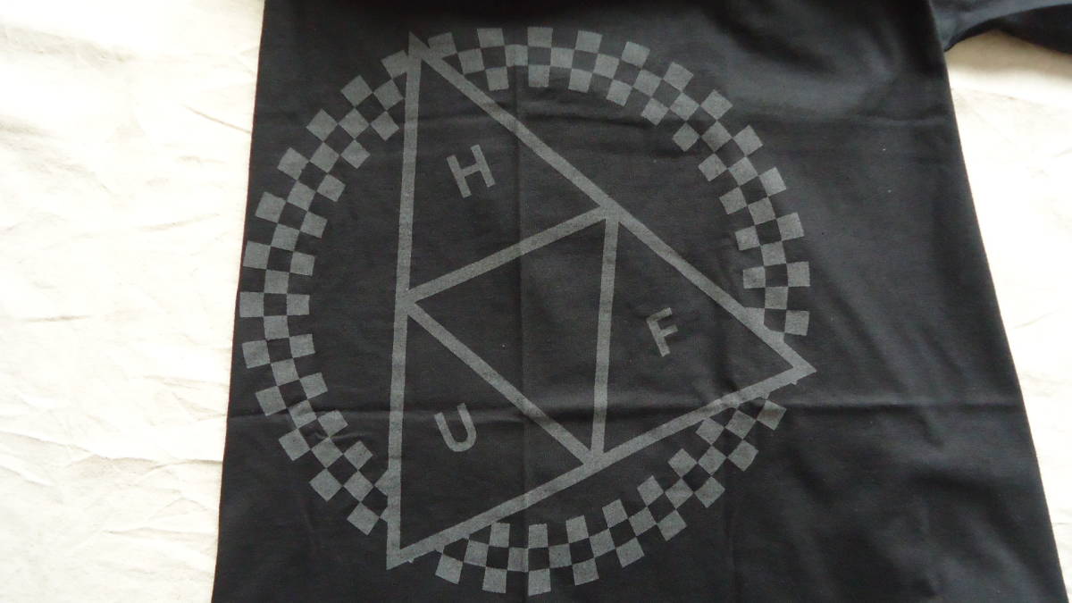 Huf Blackout TT Tee 黒 M 半額 50%off ハフ プリント Tシャツ SB スケートボード キース・ハフナゲル レターパックライト_画像5