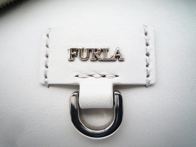 ★FURLA フルラ レザー リュックサック グレー バックパック★/H_画像7