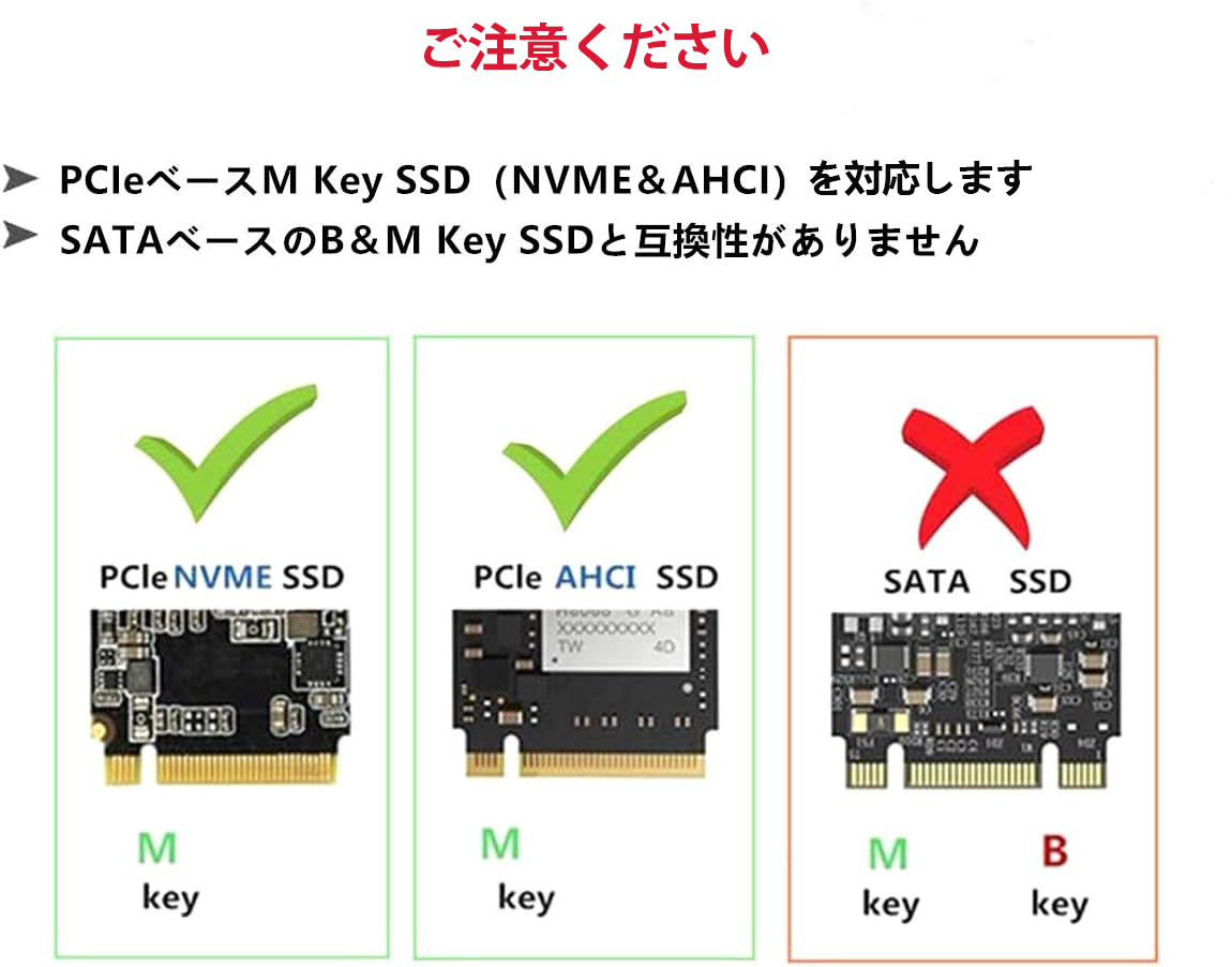 2枚 2013-2017年 MacBook Air Pro Retina用 M.2 NVME SSD変換アダプターカード NVME/AHCI SSD 変換キット A1465 A1466 A1398 A1502 A1419_画像3