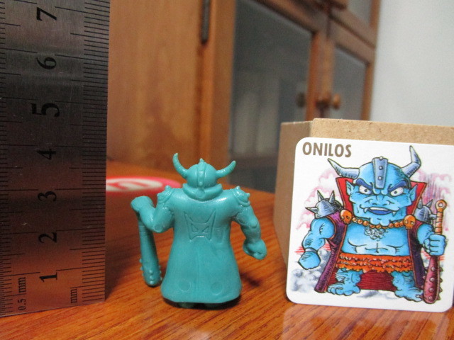 ネクロスの要塞消しゴム　2弾　オニロス　カード付き☆　フィギュア　食玩_画像3