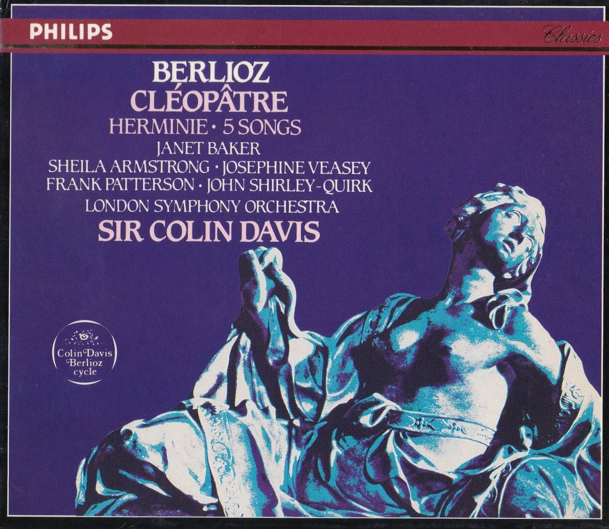 廃盤超希少 初期西独盤 コリン・デイヴィス ロンドン交響楽団 ベルリオーズ 叙情的情景『クレオパトラの死』 『エルミニ』 5つの歌_画像1