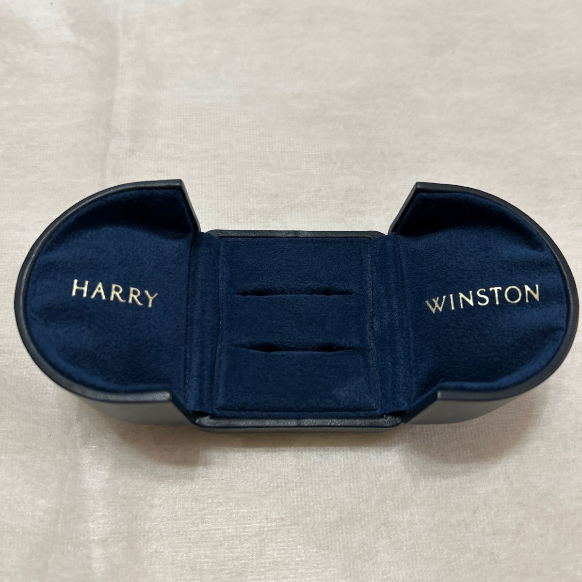 ハリーウィンストン 指輪 ケース　ダブル　リング　BOX 空箱　HARRY WINSTON リングケース 結婚指輪　指輪ケース