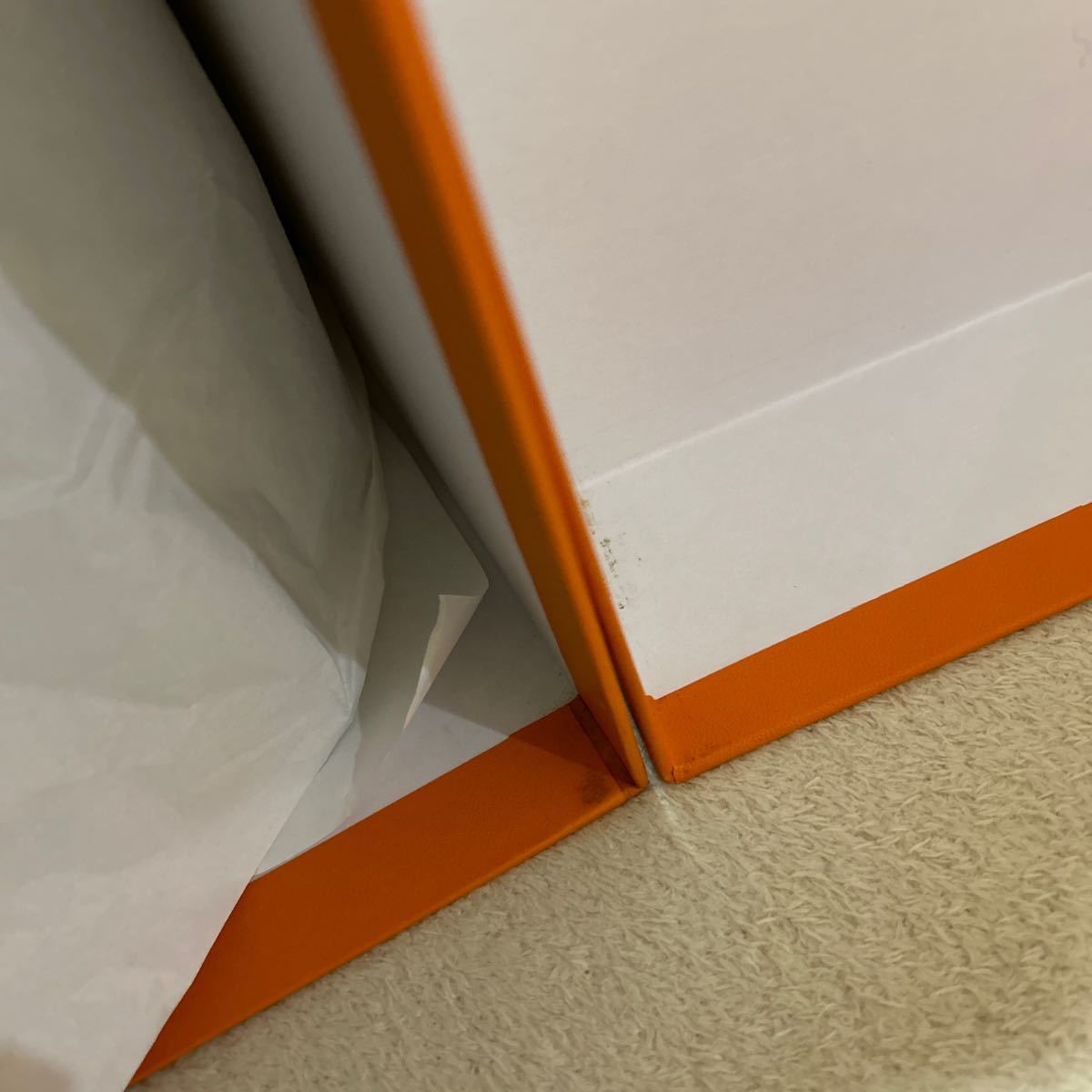 エルメス　バーキン30 空箱　39×34.5×18 HERMES ボリード31 空箱　BOX 空き箱　箱　化粧箱　バーキン　ボリード_画像3