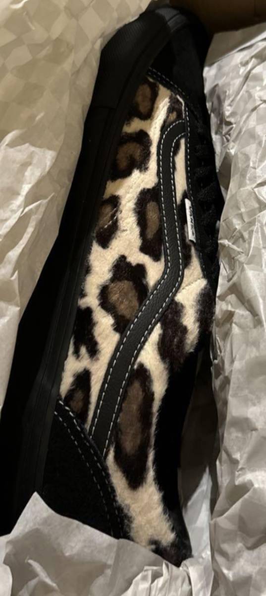 Supreme Vans Leopard Old Skool 28cm US10 Black 23fw 23aw ブラック オールドスクール レオパード_画像2