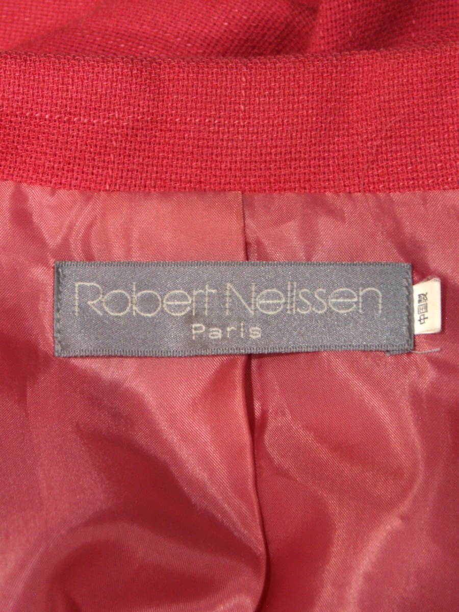 43359☆レディ-ス☆ROBERT NELISSEN 80-90's 肩パット バブリー ベスト パンツ ジャケット 3ピース 美品_画像10