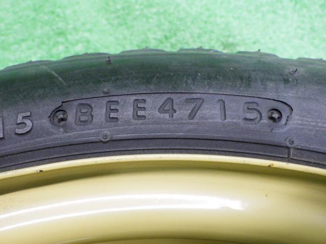 中古 ブリヂストン タイヤホイール スペア T125/70D14 4T 4穴 100_画像7