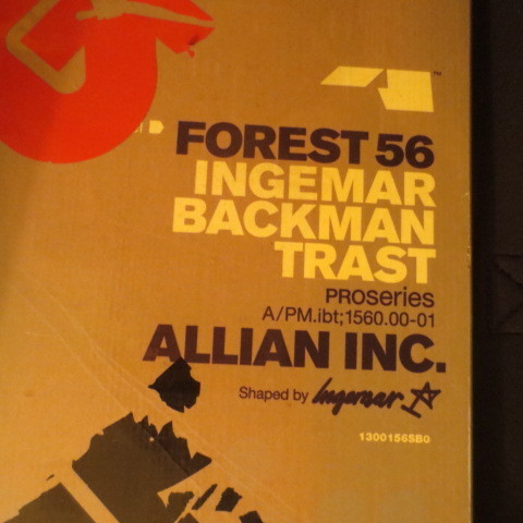 ALLIAN INC. 　スノーボード　板　FOREST 56　156cm　カバー付き_画像7