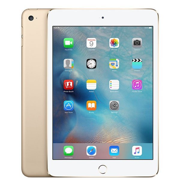 美品 iPad mini4 32GB ゴールド A1550 Wi-Fi+Cellular 7.9インチ 第4世代 2015年 本体 中古 SIMフリー
