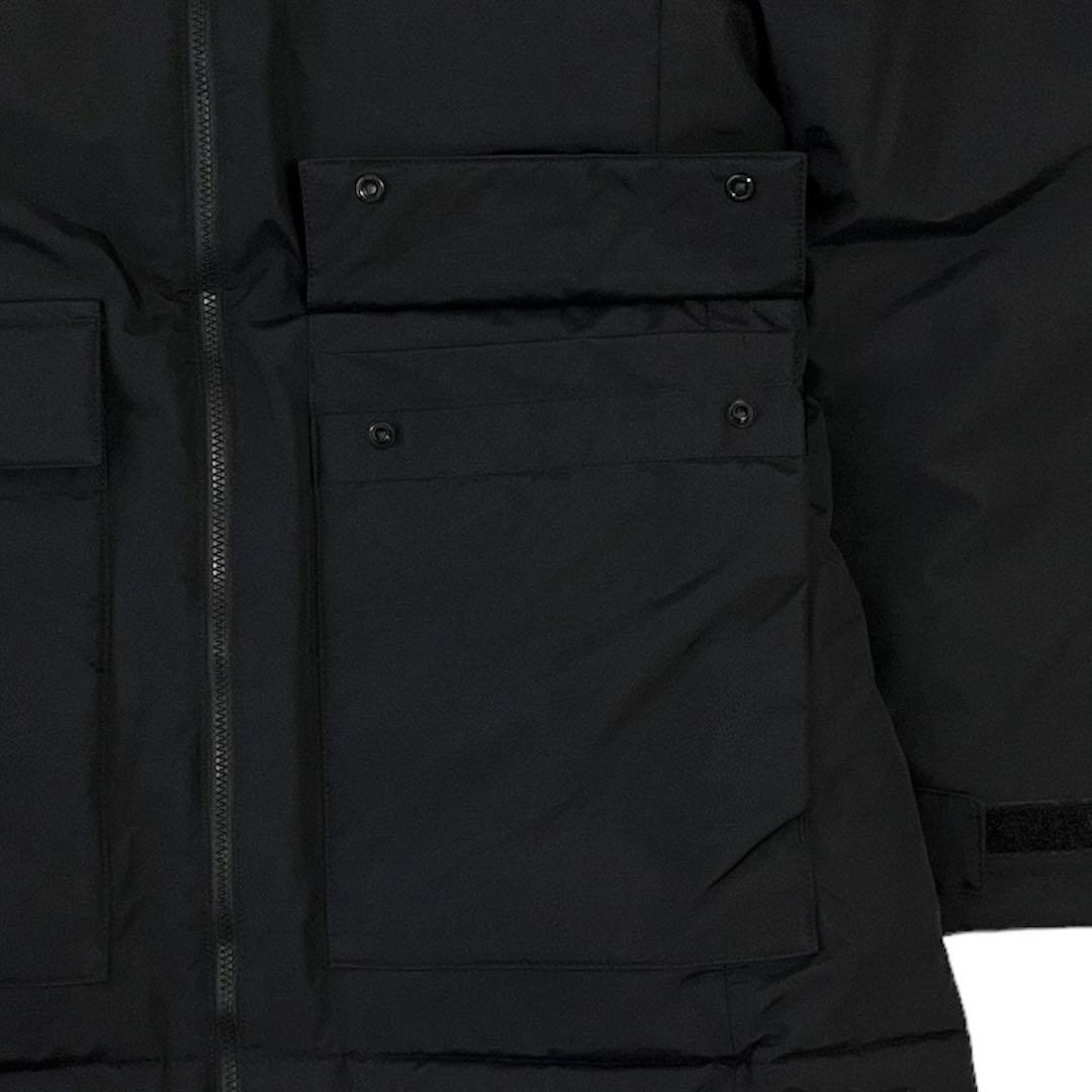 新品 アディダス Mサイズ 黒色 フードジャケット レギュラーフィット_画像5