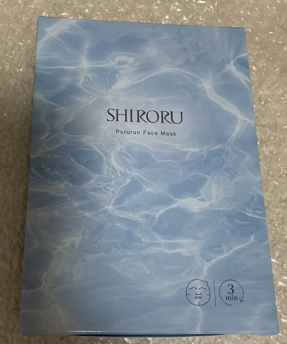 SHIRORU シロル　ぷるるんフェイスマスク　シート状美容マスク 25ml×7枚シートマスク　パック_画像1