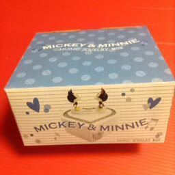 ミッキー&ミニー ミュージック ボックス♪引き出しを開けるとミッキー&ミニーが回転・まばたきしながらキスします。オルゴール 小物入れ_画像1
