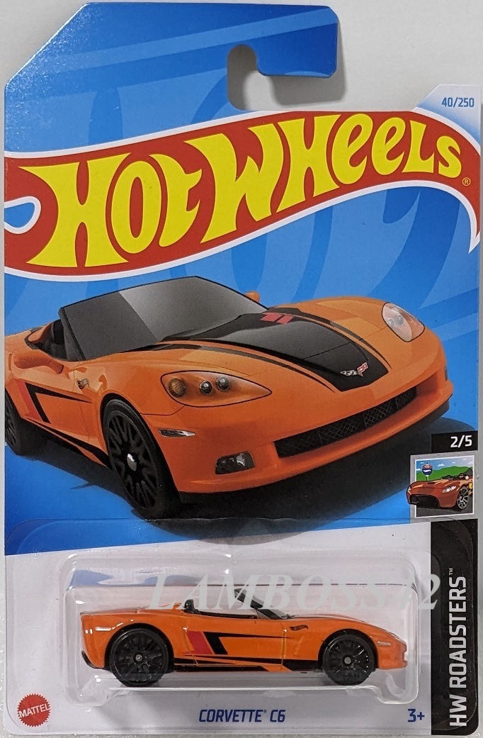 2024 #040 ホットウィール Corvette C6 コルベット C6 Hot Wheels HW Roadsters 2/5_画像1