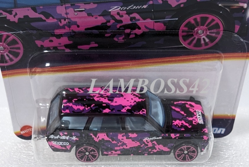 Neon Speeders #2/8 ホットウィール Datsun 510 Wagon ダットサン 510 ワゴン Hot Wheels ネオン スピーダーズ 2 Bluebird NEW 日本未発売_画像2